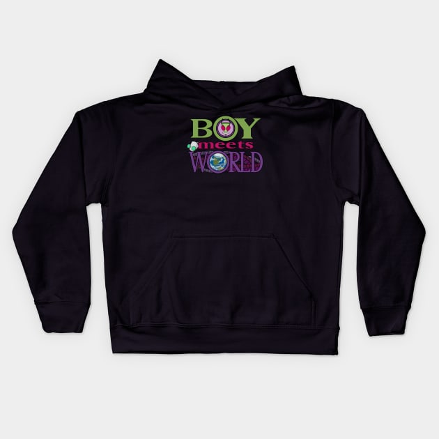 Boy meets World - Zim Kids Hoodie by MadKingKev